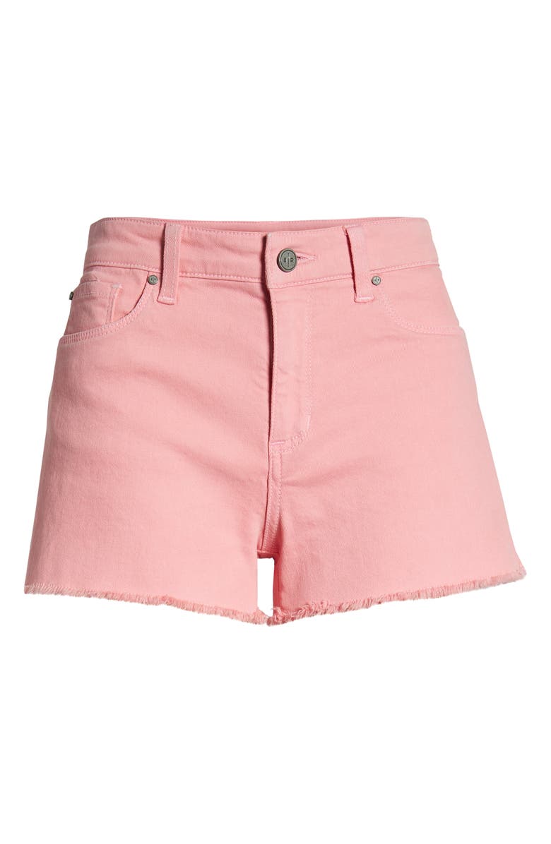 BP. High Waist Cutoff Denim Shorts, Alternate, color, 