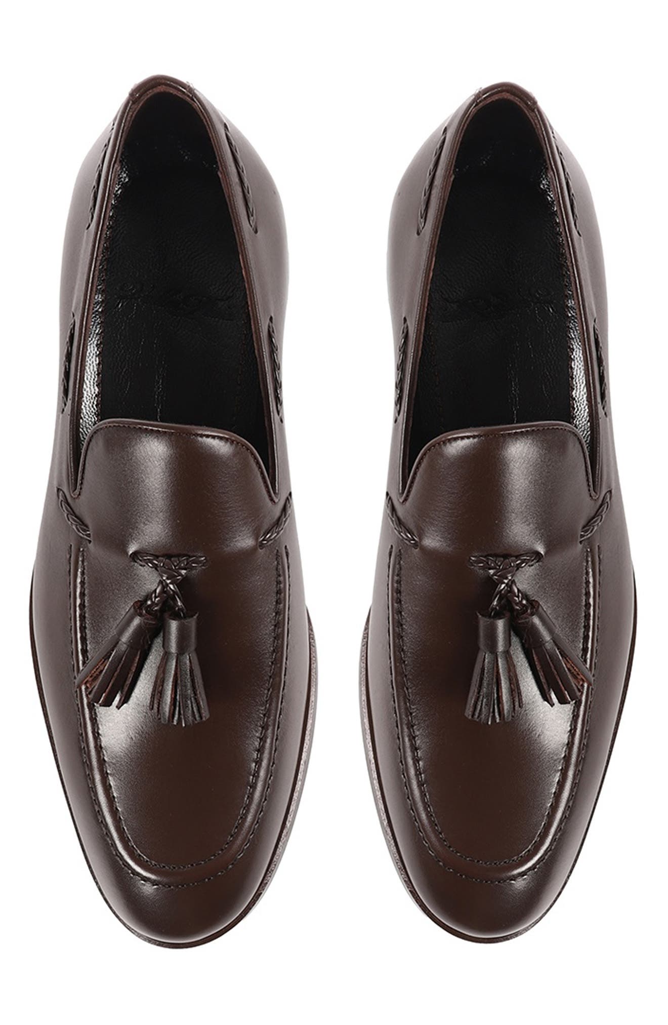 Fairfield Tassel Loafer, Alternate, color, DARK BROWN