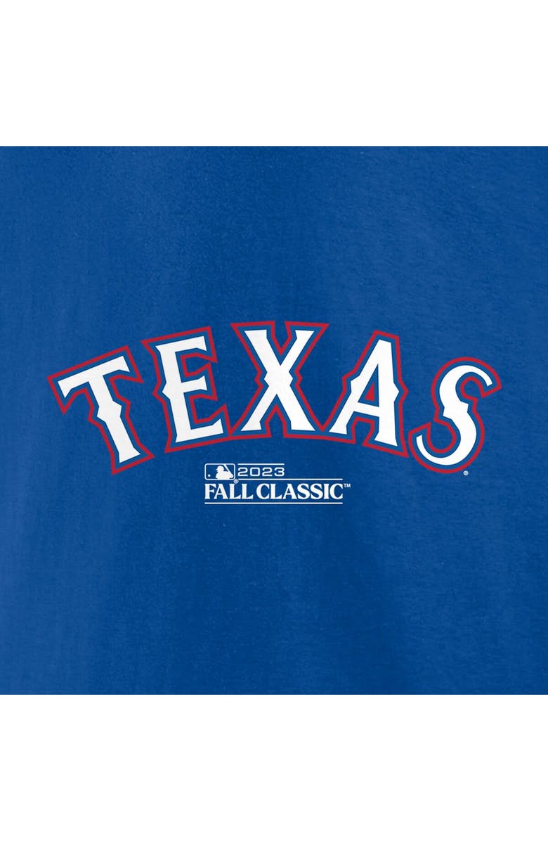 FANATICS Men's Fanatics Branded Jacob deGrom Royal Texas Rangers 2023 American League Champions Player Name & Number T-Shirt, Alternate, color,