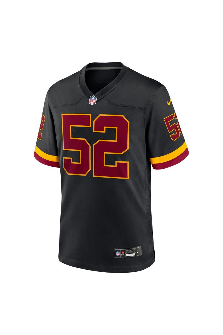 Men's Nike Sonny Styles Black Washington Commanders Game Player Jersey, Alternate, color, Black
