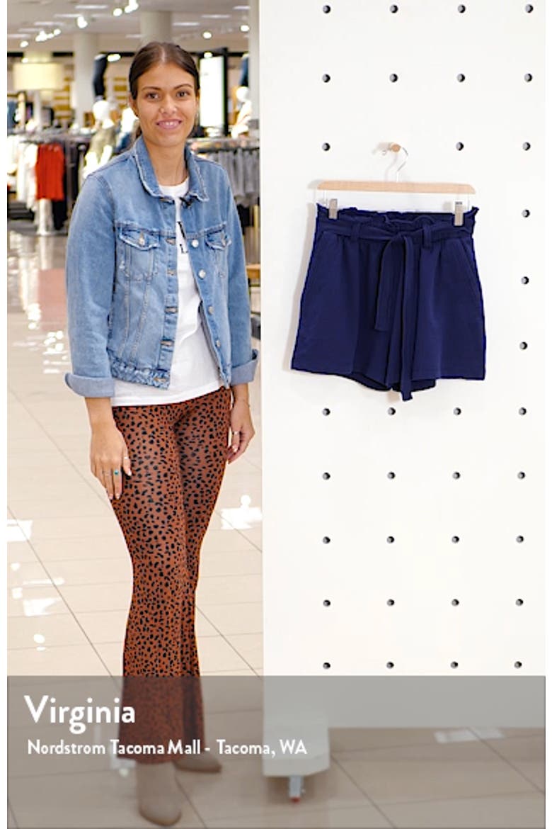 Paperbag High Waist Shorts video