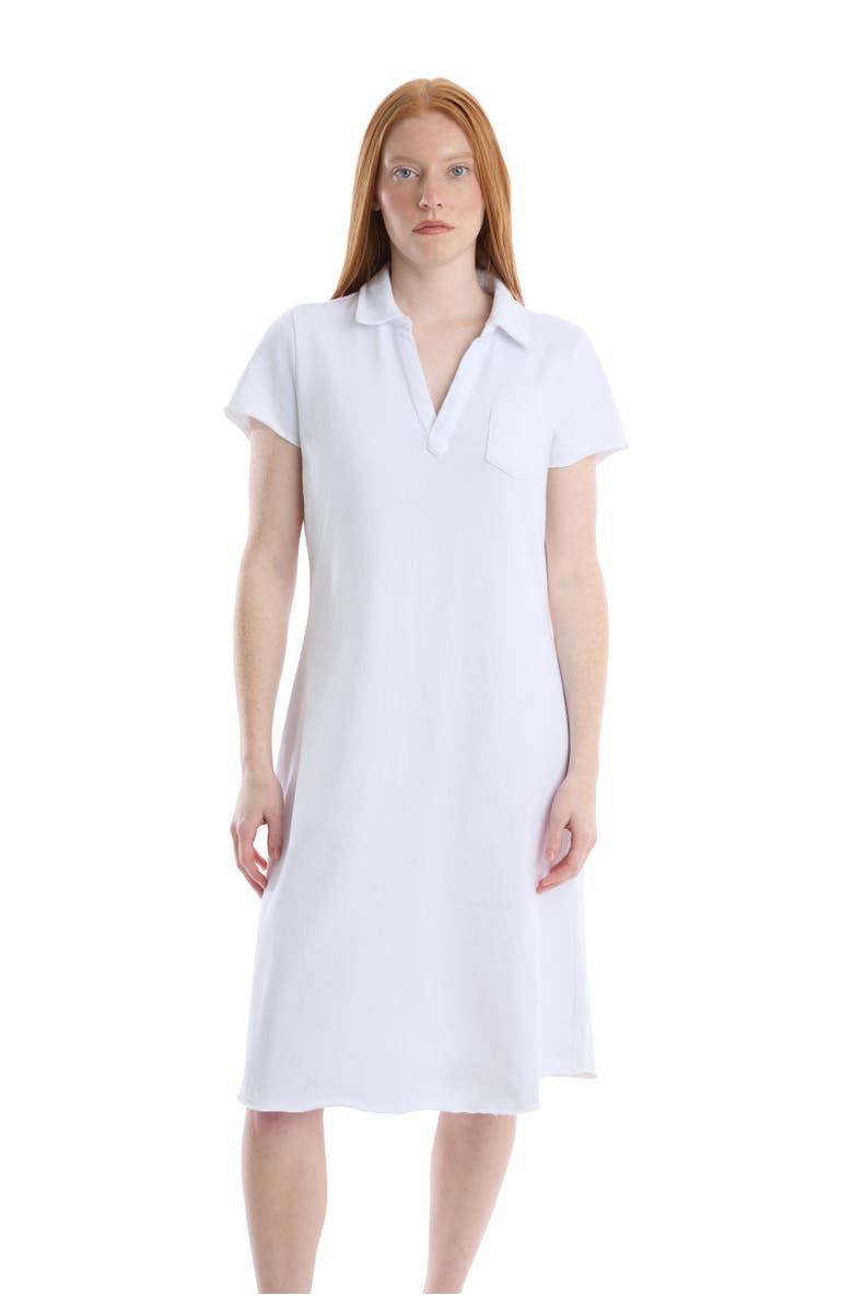 Wilt Polo Dress with Chest Pocket, Main, color, White