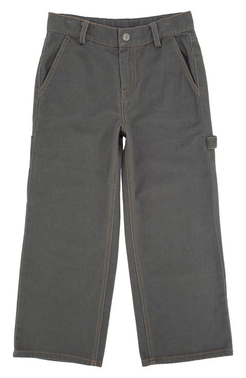 Kids' Cotton Twill Carpenter Pants