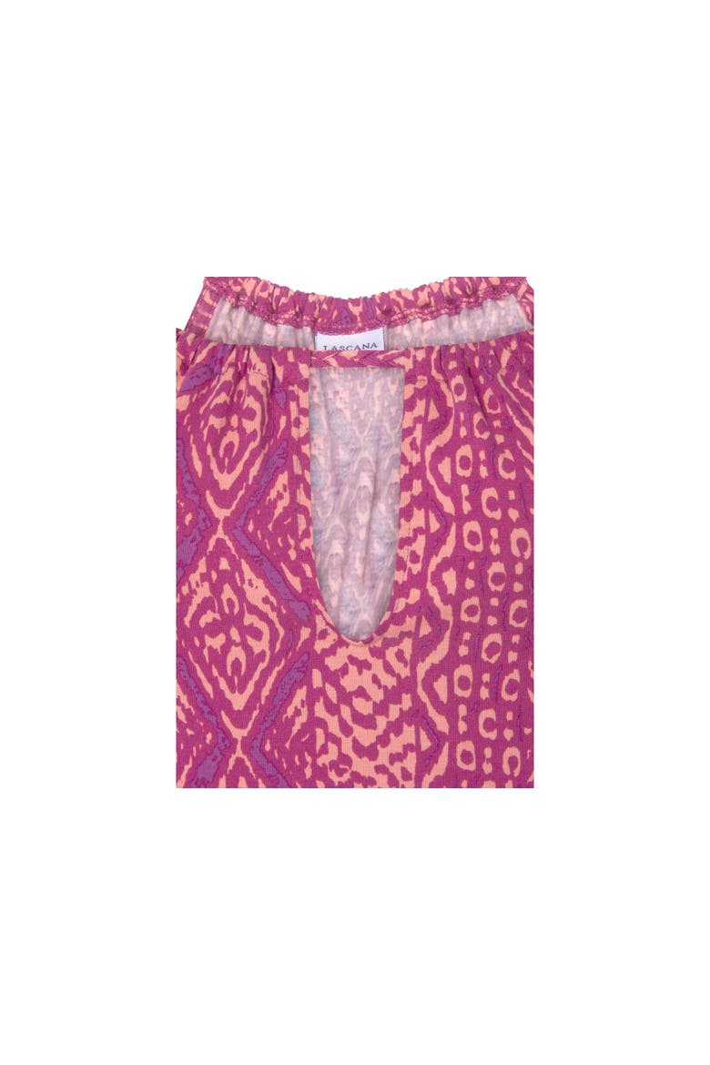 Women's Strap Detail Keyhole Dress, Alternate, color, Pink Multi