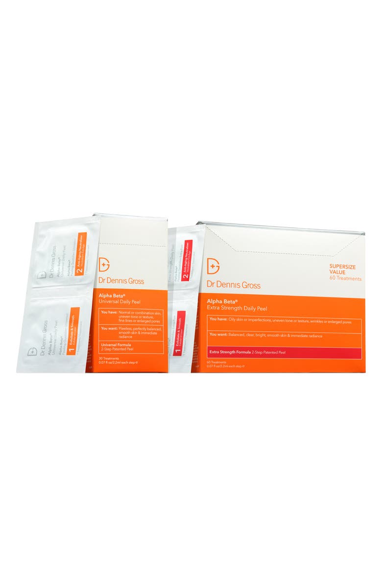 Dr. Dennis Gross Skincare Alpha Beta<sup>®</sup> Peel Vault Set USD $238 Value, Main, color,