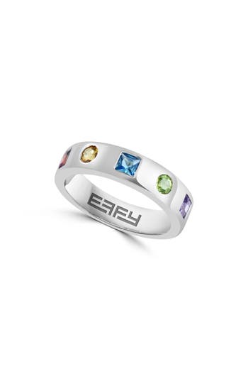 Effy Multistone Ring In Silver Multi