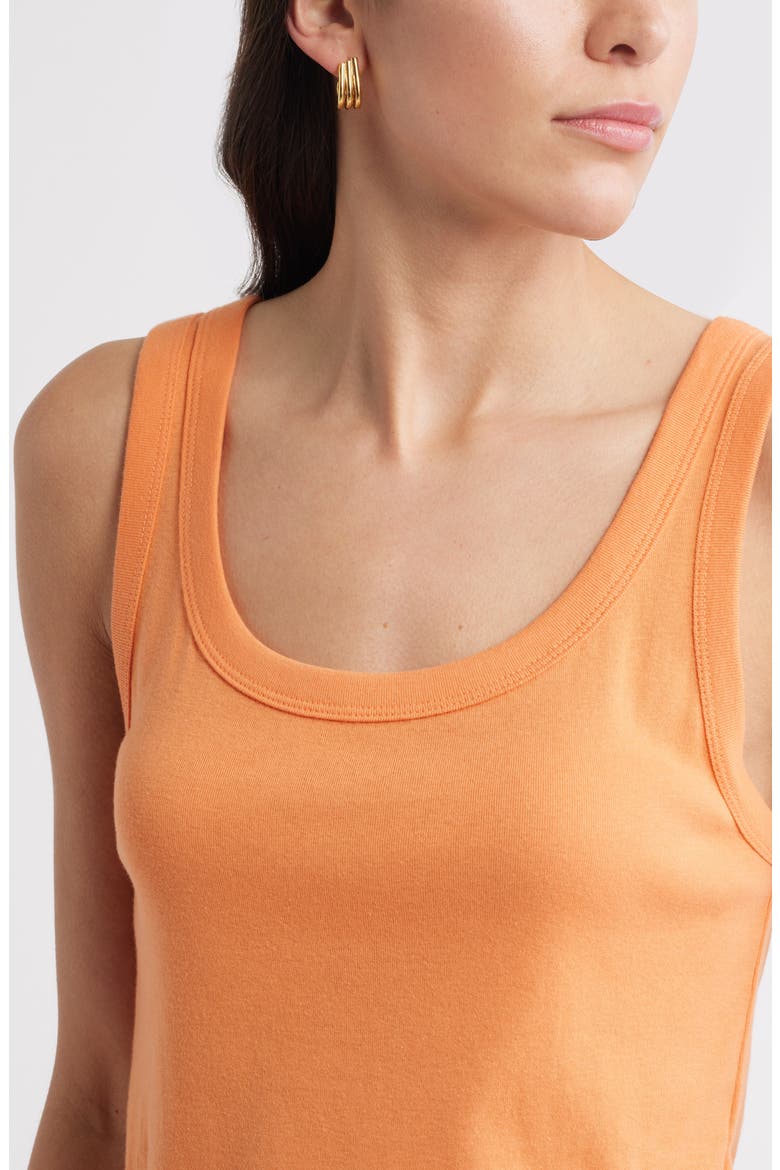 Cotton Tank, Alternate, color, ORANGE GLOW