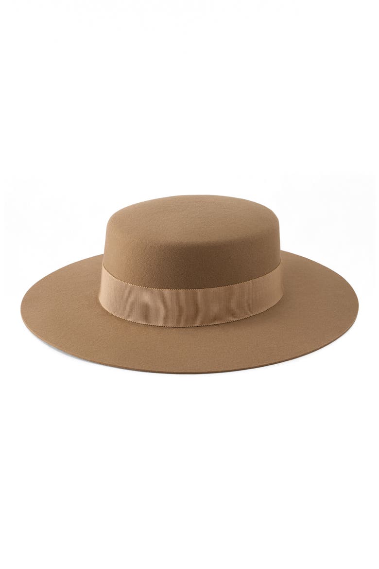 Suite Wool Boater Hat, Alternate, color, OAK