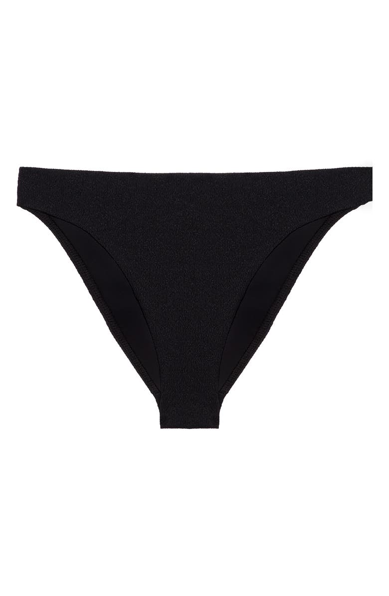 ViX Paula Hermanny Lindsay High Waist Bikini Bottoms, Alternate, color, Black