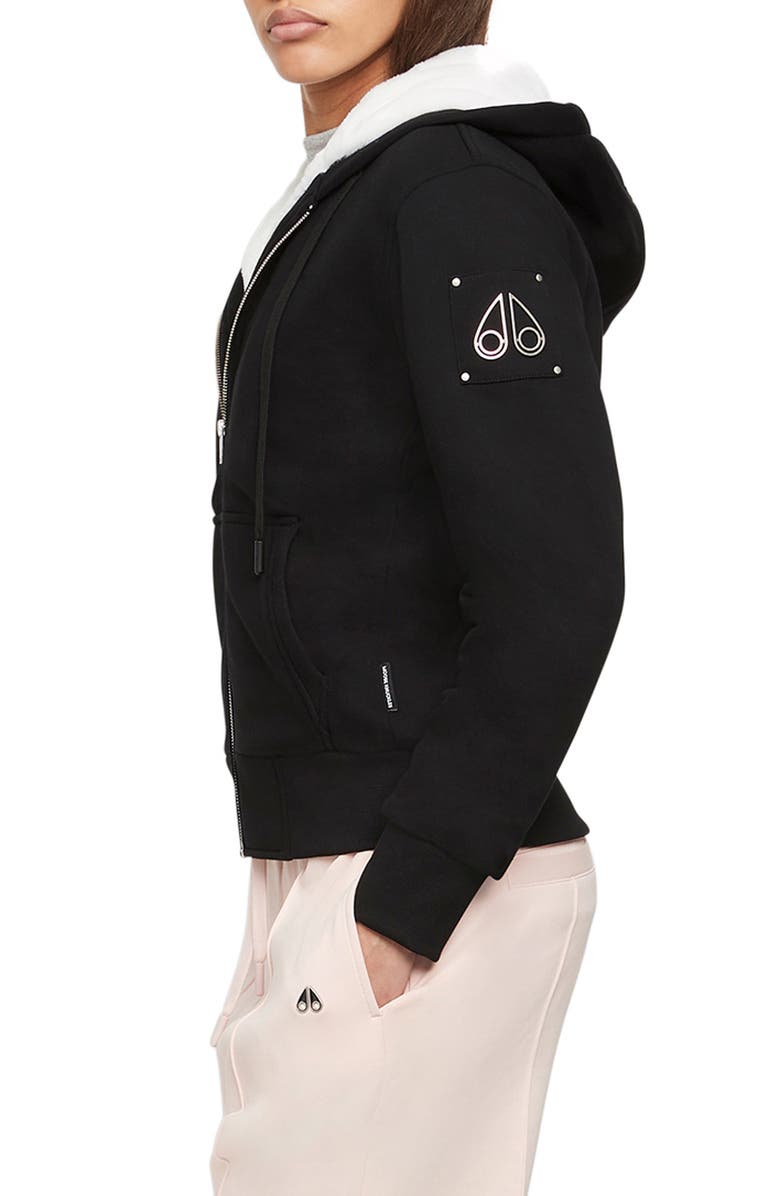 Moose Knuckles Classic Bunny Faux Fur Lined Jacket, Alternate, color, 