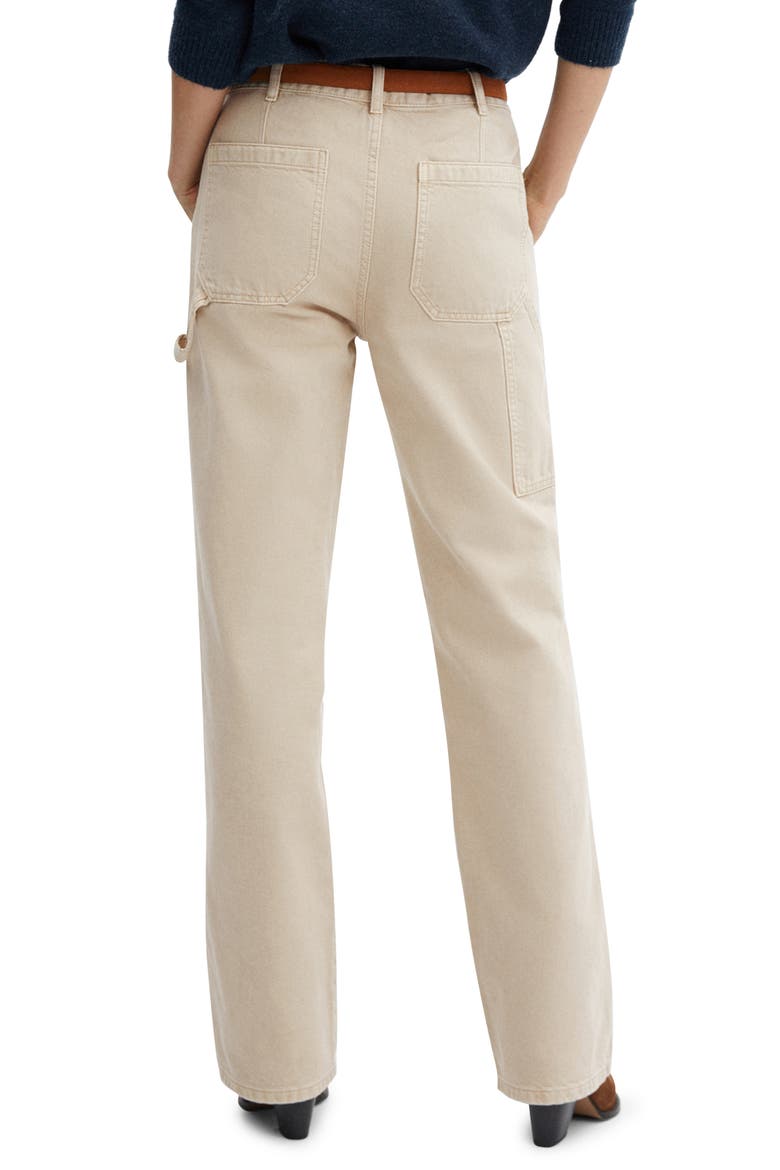 Straight Leg Carpenter Jeans, Alternate, color, SAND