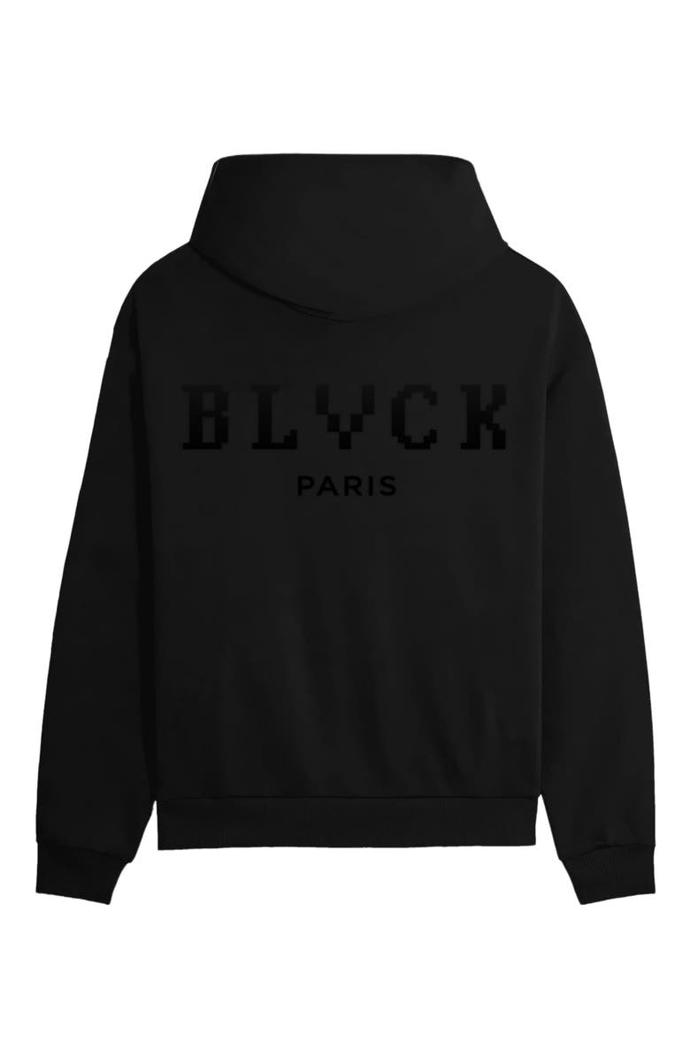 Blvck Paris Blvck x Memeland Essential Hoodie, Alternate, color, Black