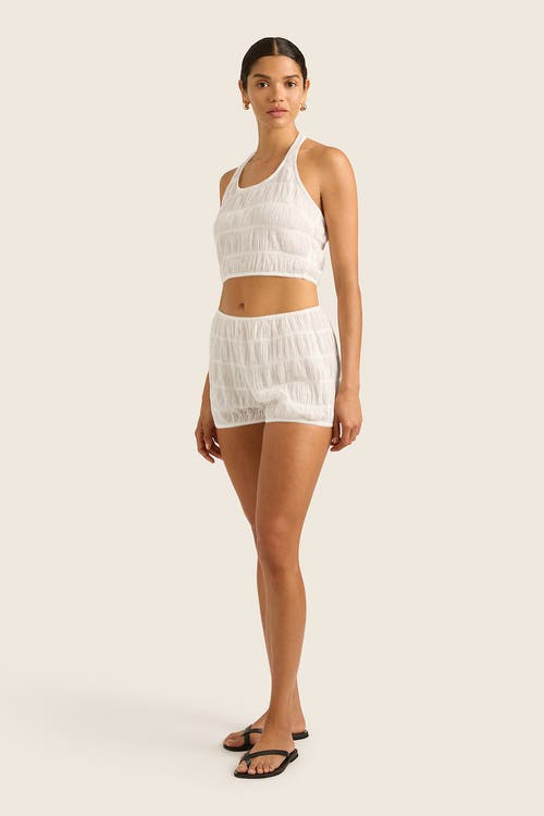Hope And May Bebi Cotton Bloomer Short In Chalk