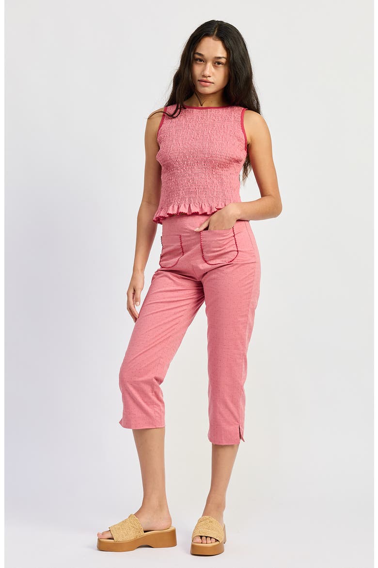 Ada Capri Pants, Alternate, color, RED TONAL