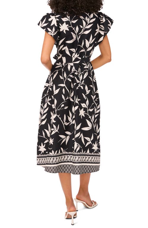 Halogen ® Tie Waist Midi Dress In Black