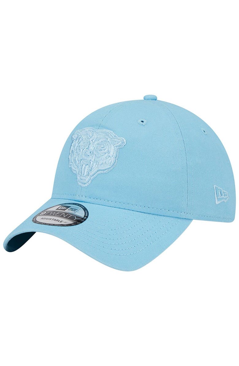 New Era Men's New Era  Light Blue Chicago Bears Core Classic 2.0 Brights 9TWENTY Adjustable Hat, Main, color, 