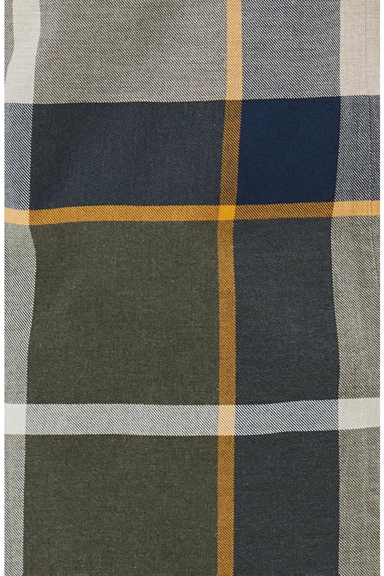 Dunoon Plaid Button-Down Shirt, Alternate, color, FOREST MIST