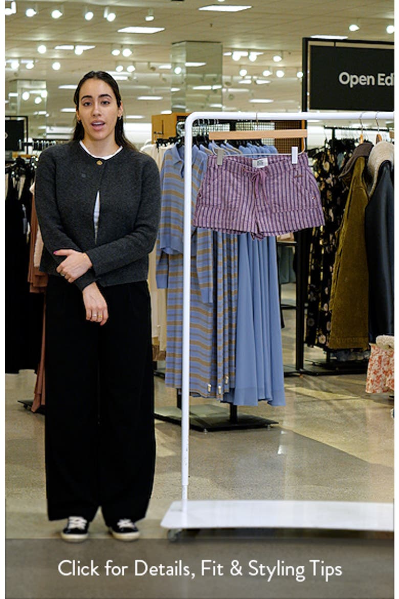 Stripe Linen Shorts video