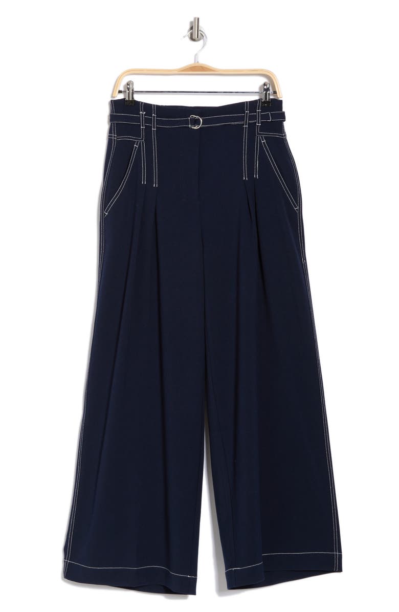 Topstitch Paperbag Pants