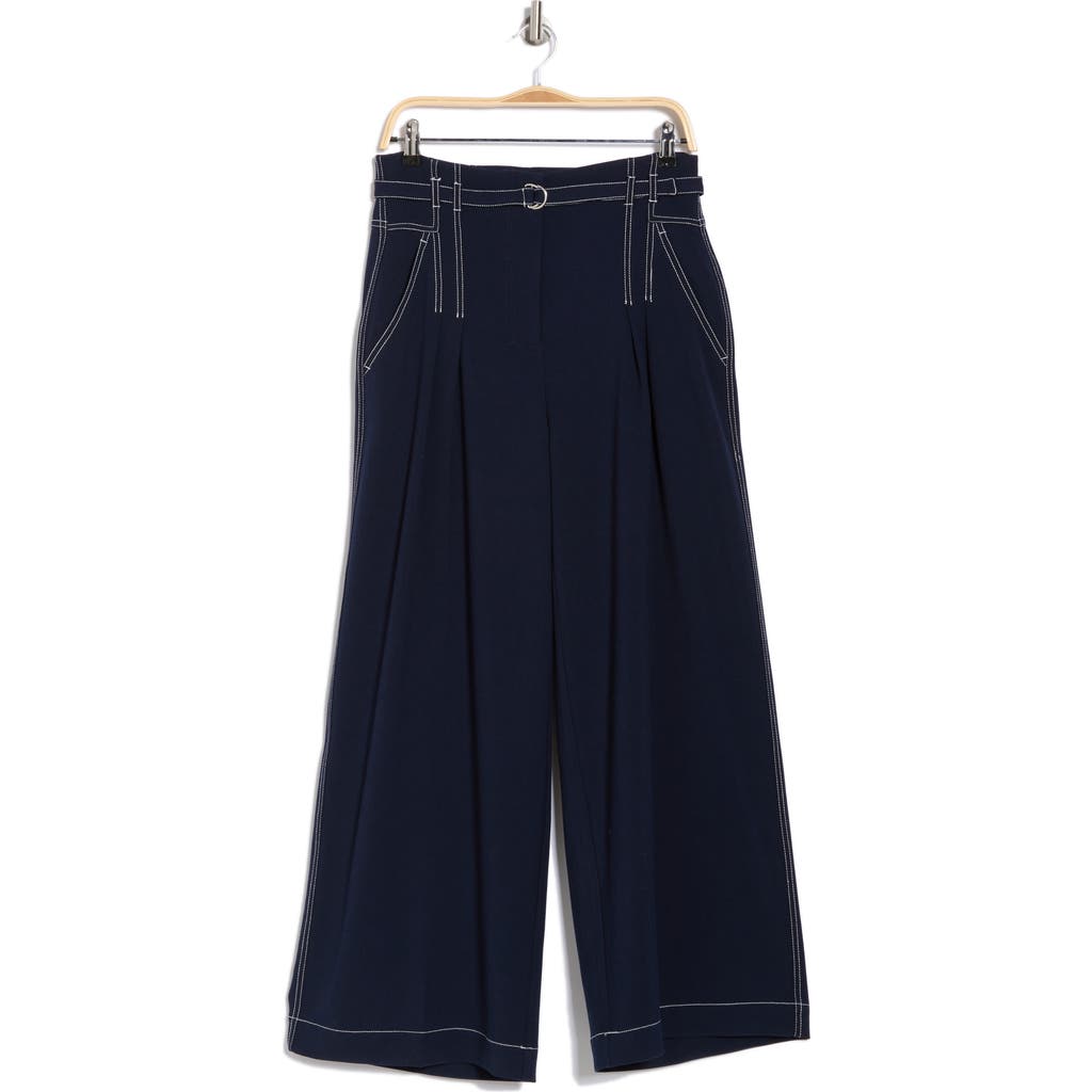 ADRIANNA PAPELL ADRIANNA PAPELL TOPSTITCH PAPERBAG PANTS