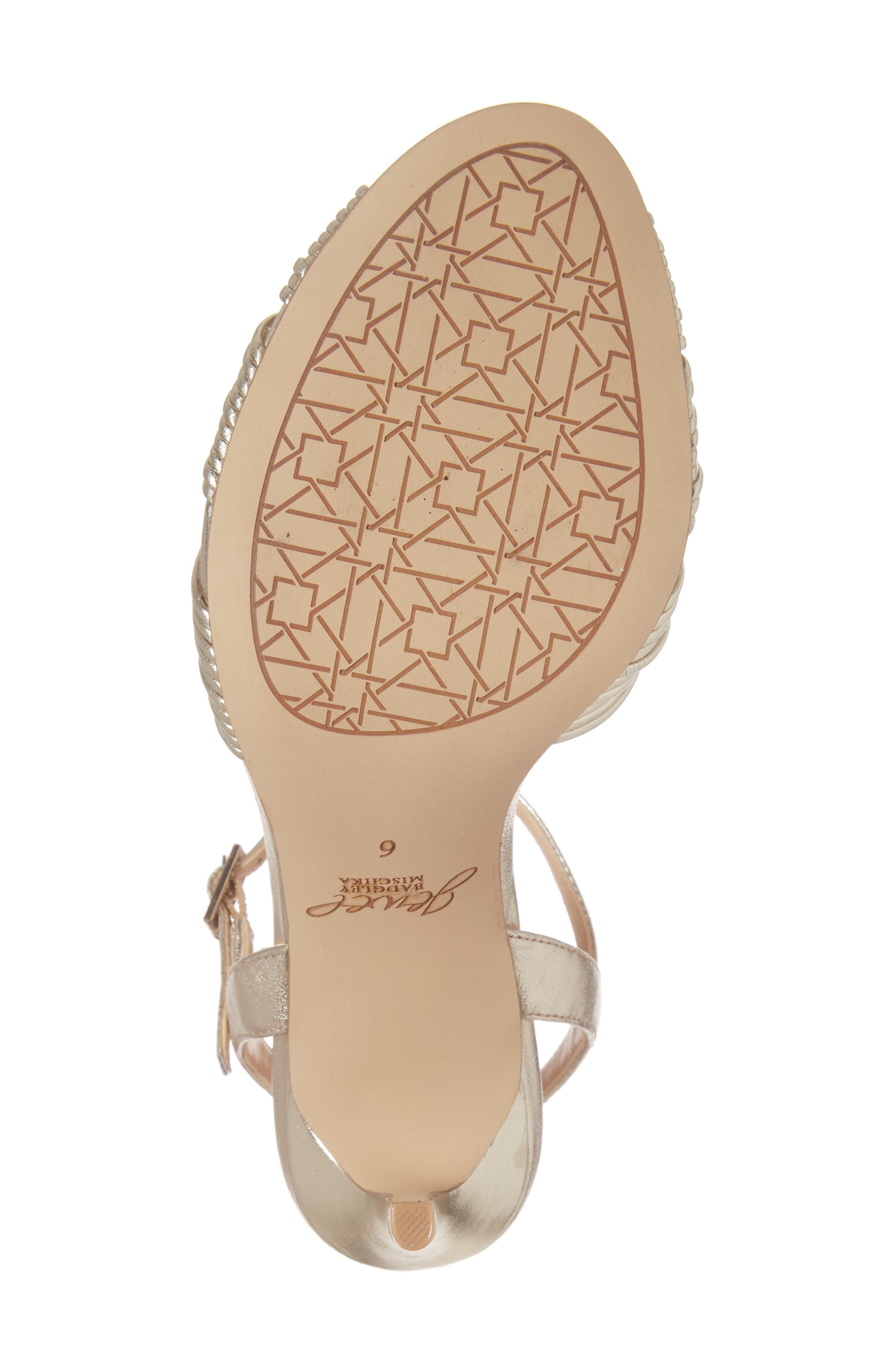 Jewel Badgley Mischka Lady Ankle Strap Sandal, Alternate, color, 