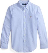 Polo Ralph Lauren Kids' Stripe Cotton Seersucker Button-Down Shirt