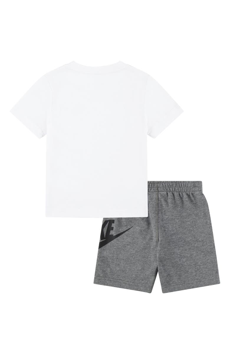 Nike Kids' Crew Tee & Knit Shorts Set, Alternate, color, Carbon Heather