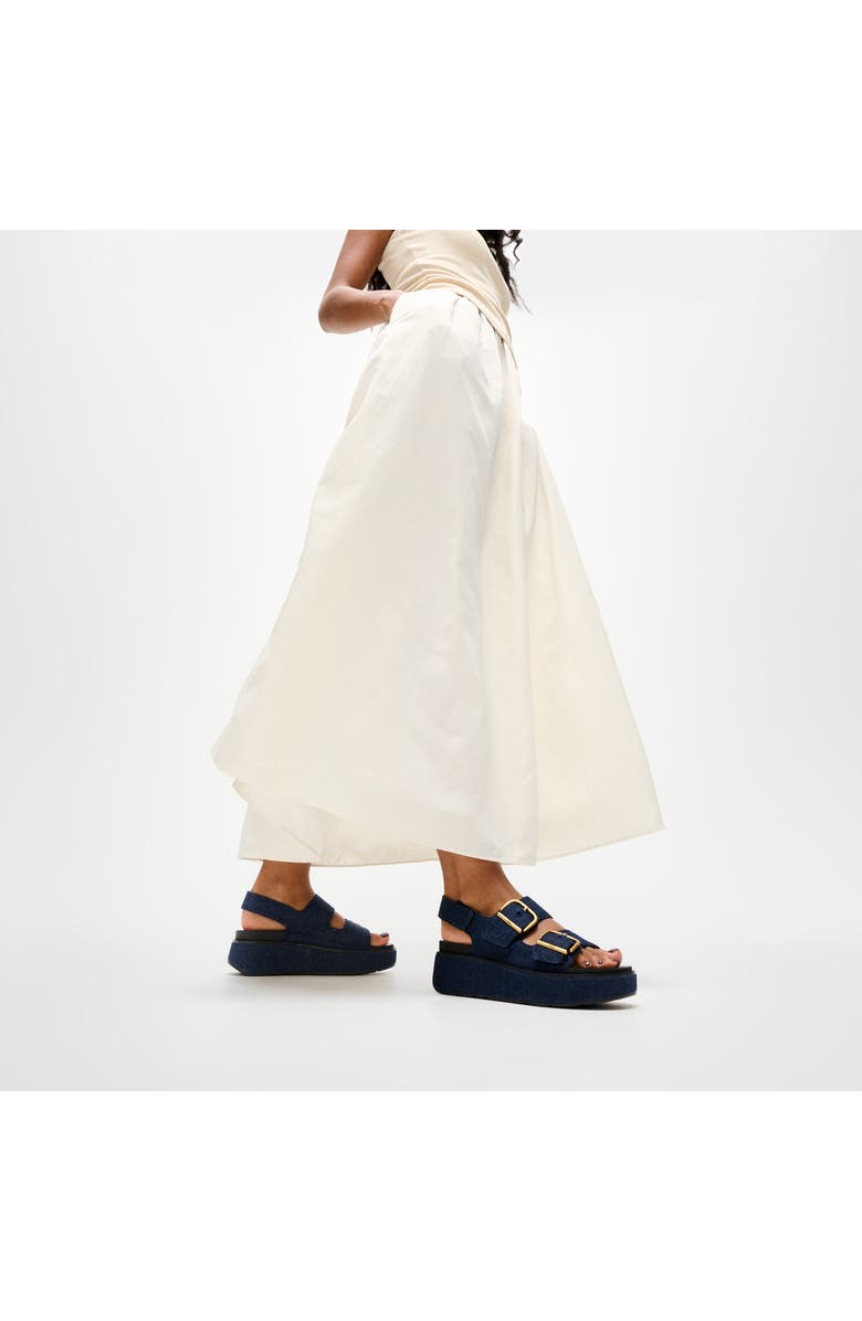 FitFlop Gen FF Max Buckle Denim, Alternate, color, Dark Denim