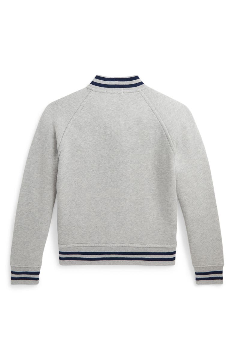 Polo Ralph Lauren Kids' Fleece Bomber Jacket, Alternate, color, Andover Heather