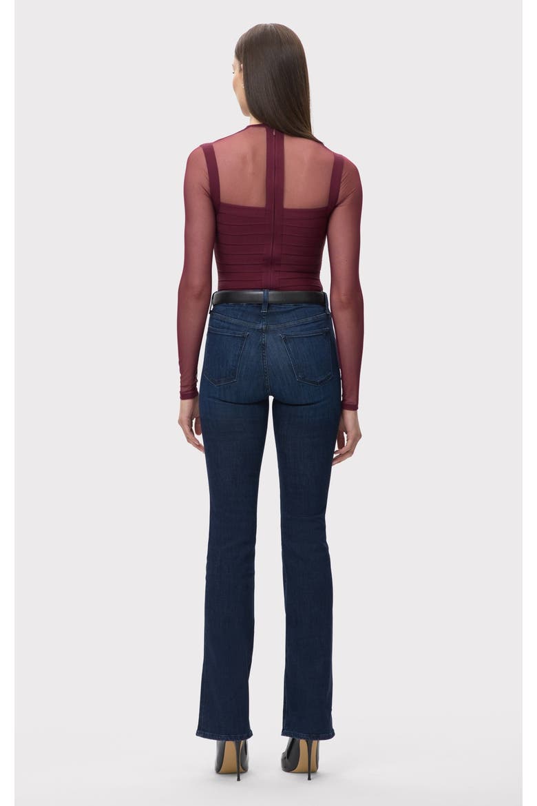 The Sabrina Top, Alternate, color, DEEP RED