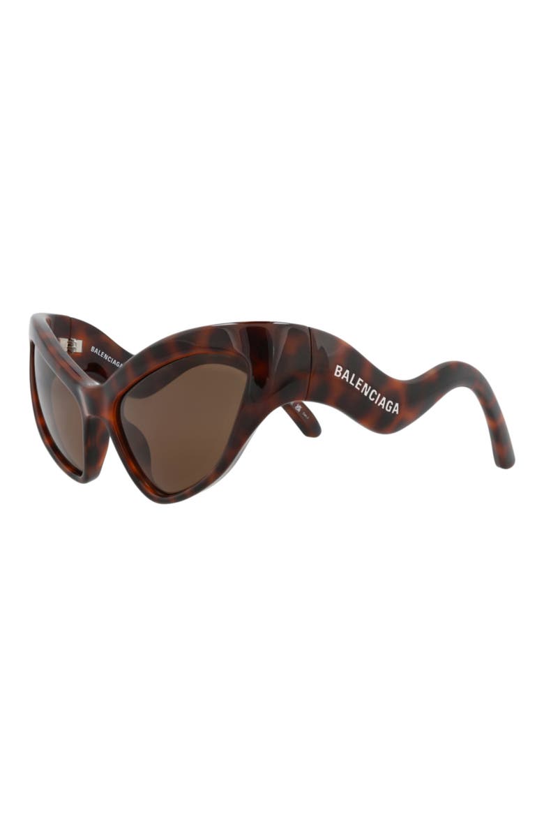59mm Cat Eye Sunglasses, Alternate, color, HAVANA HAVANA BROWN
