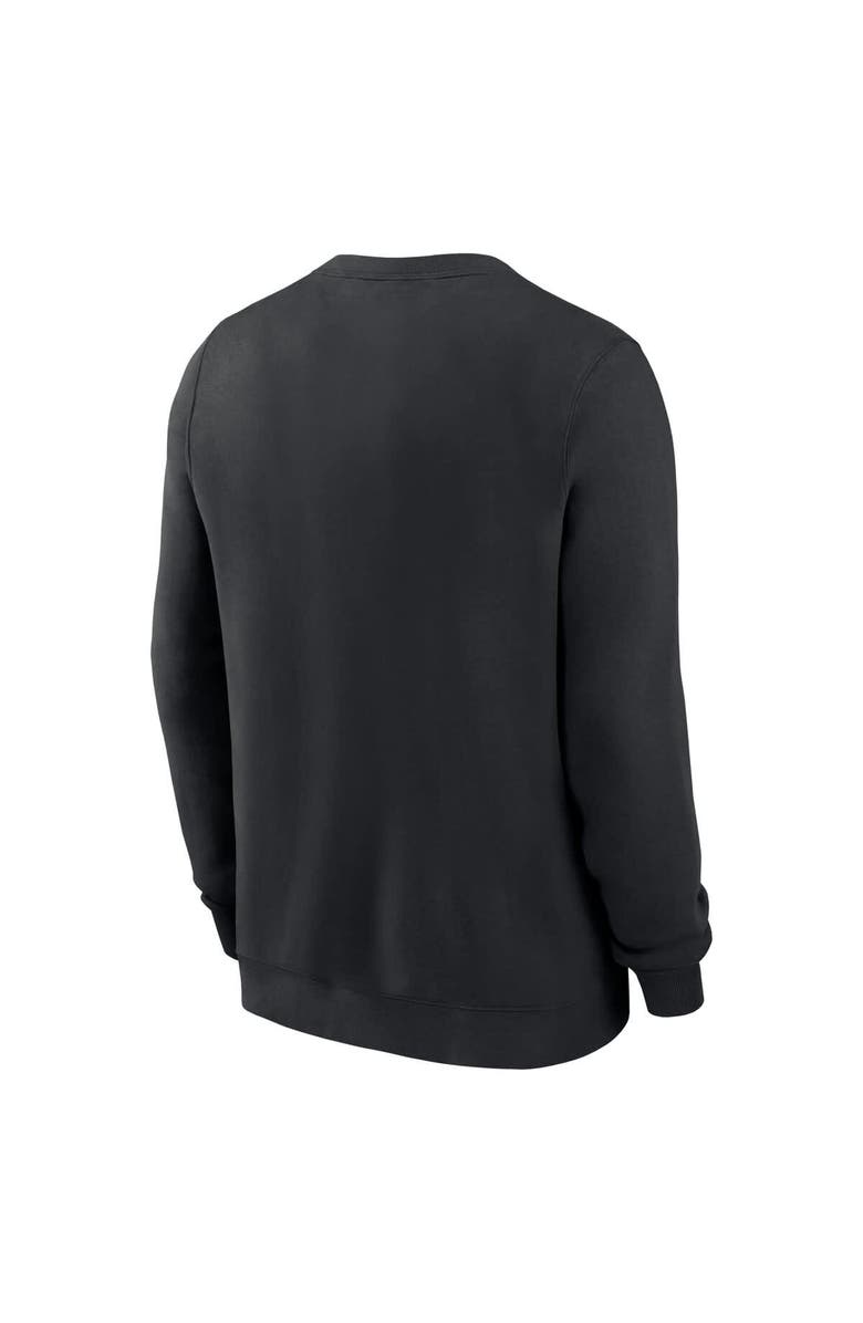 Nike Men's Nike Black Detroit Lions Primetime Club Fleece Pullover Sweatshirt, Alternate, color, Black
