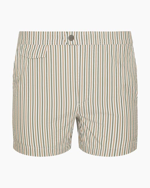 Onia Calder Side Elastic 4" Swim Trunk In Multi