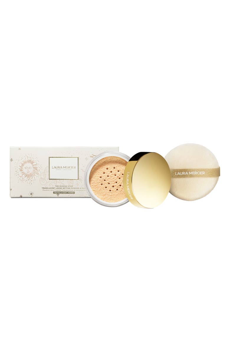 Laura Mercier The Guiding Star Translucent Loose Setting Powder & Puff Set $59 Value, Main, color,