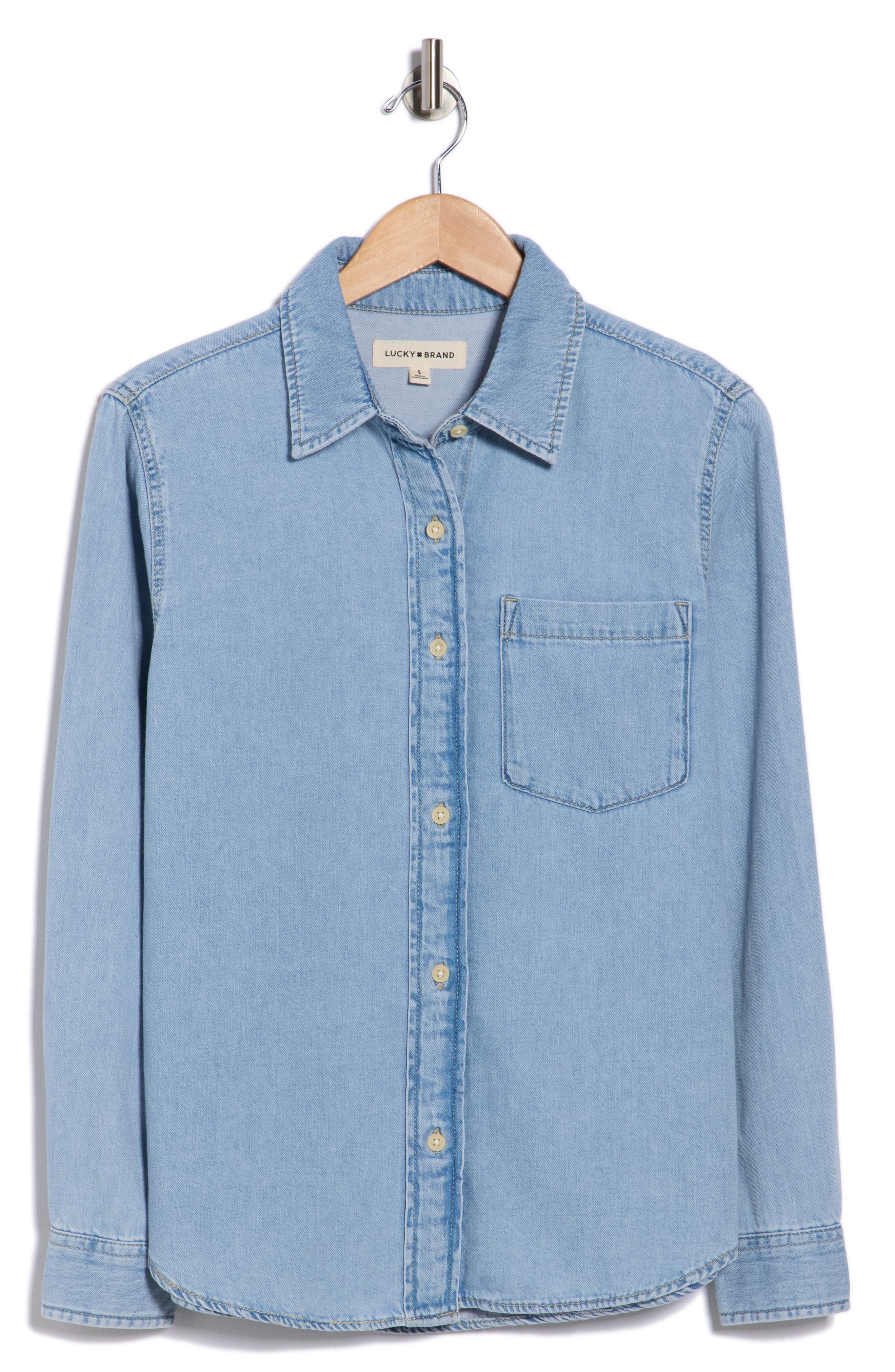 Lucky Brand Denim Button-Up Shirt
