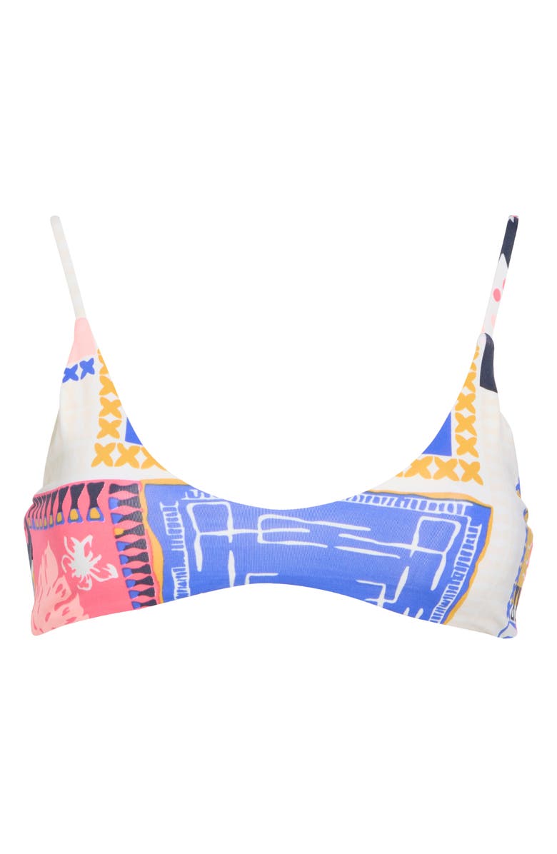 Maaji Paradise Postals Liberties Bralette Bikini Top, Alternate, color,