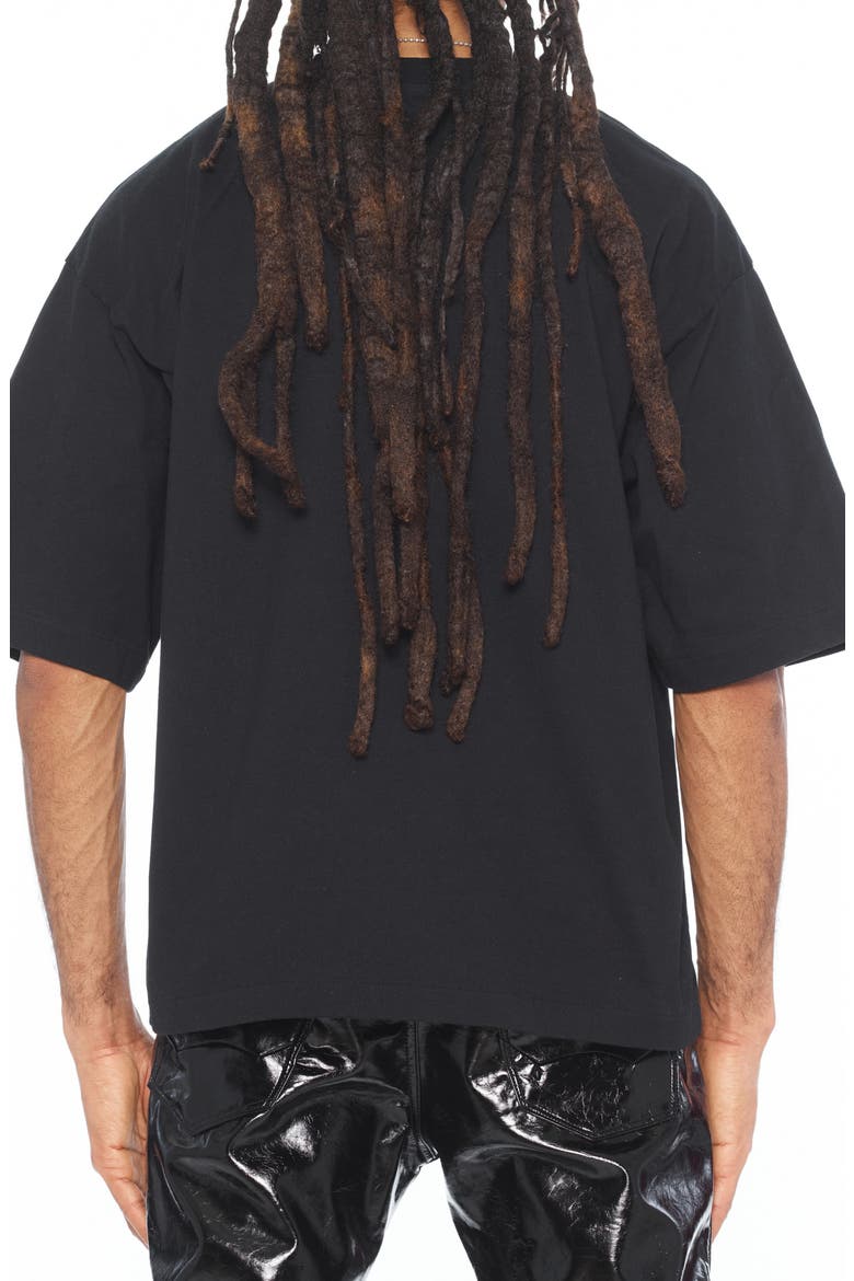 Boxy Oversized Fit T-Shirt, Alternate, color, BLACK