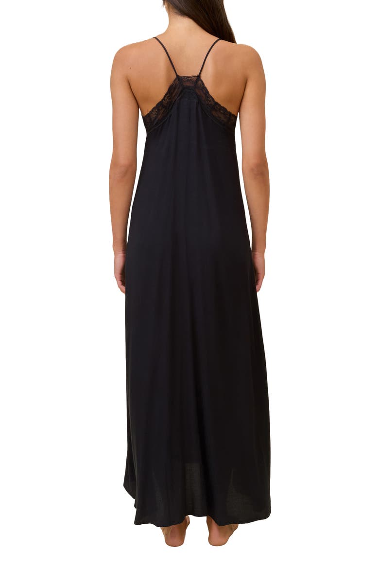 Talia Nightgown, Alternate, color, BLACK