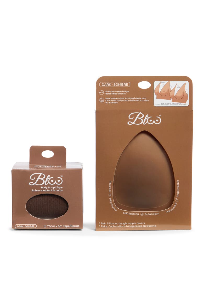 Shape Tape & Nipple Covers Kit, Alternate, color, DARK
