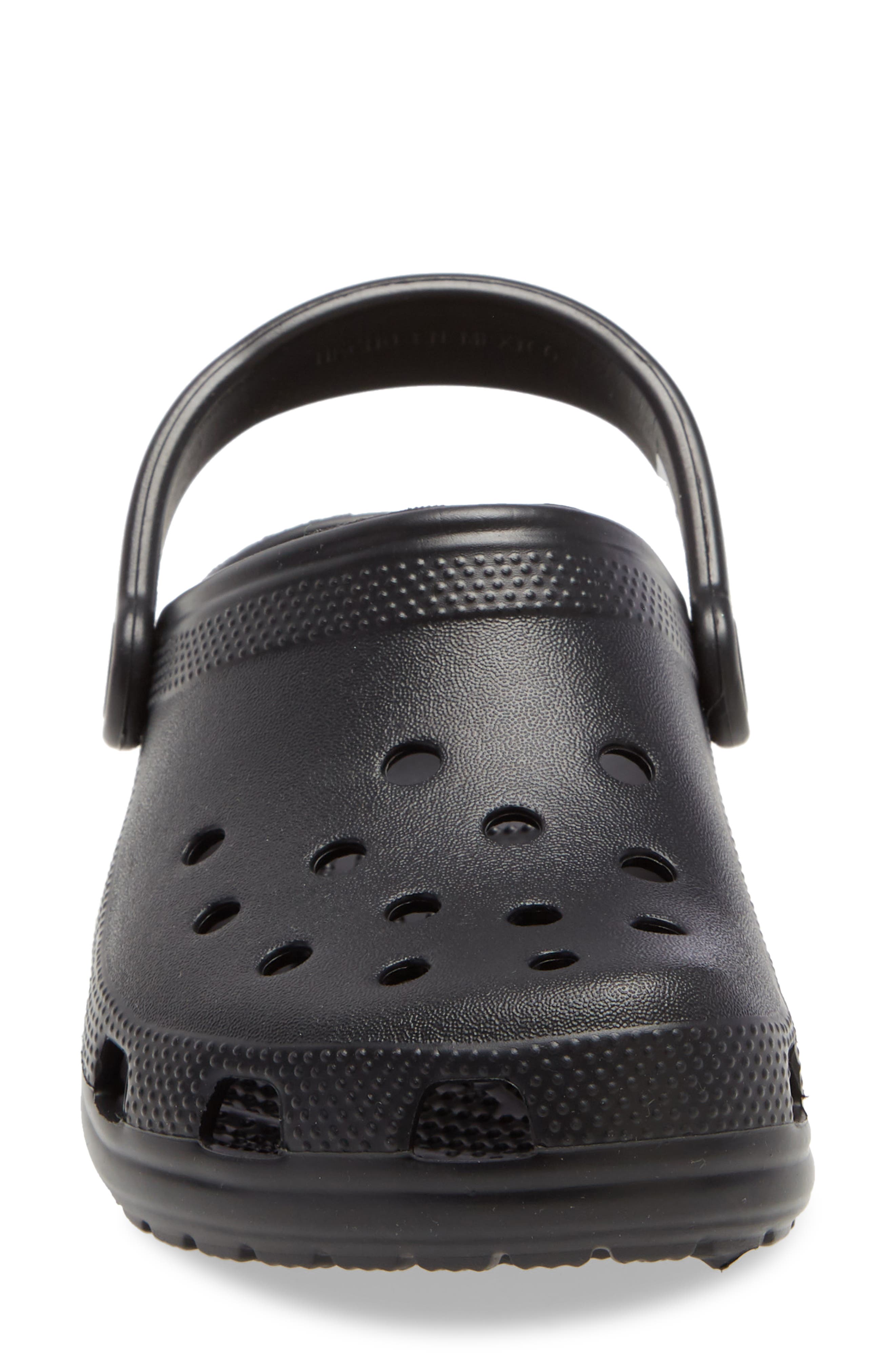 CROCS Gender Inclusive Classic Clog, Alternate, color, Black