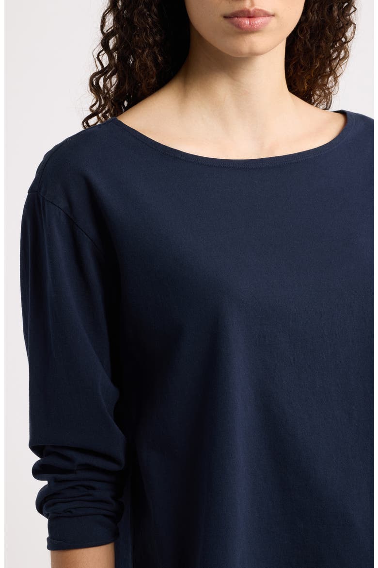 Quinn Long Sleeve Crewneck T-Shirt, Alternate, color, CLASSIC NAVY