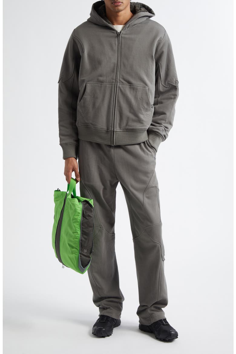 x Kiko Kostadinov Faux Fur Lined Fleece Zip Hoodie (Men) | Nordstrom