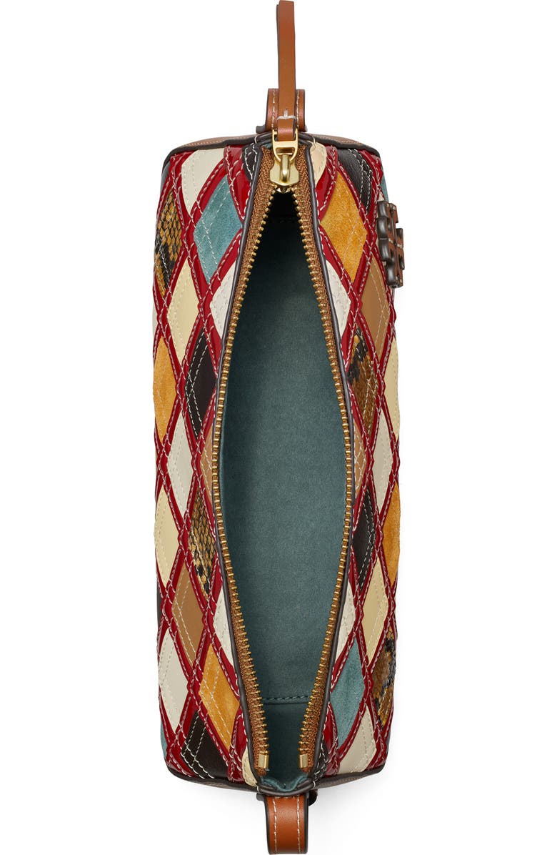 Tory Burch McGraw Patchwork Wedge Shoulder Bag, Alternate, color,