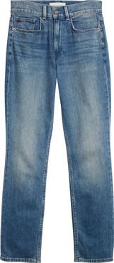 Lafayette 148 New York Reeve High Waist Straight Ankle Jeans
