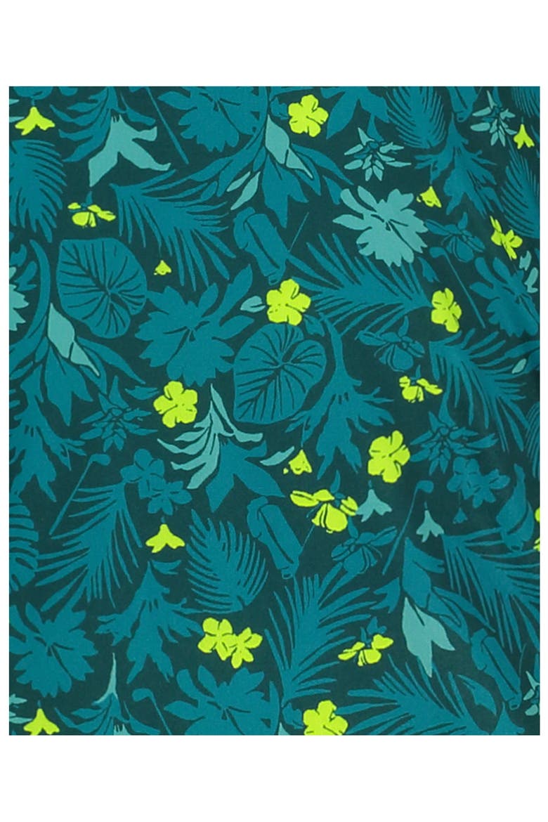 Kids' Match Play Leaf Print Performance Polo, Alternate, color, HYDRO TEAL