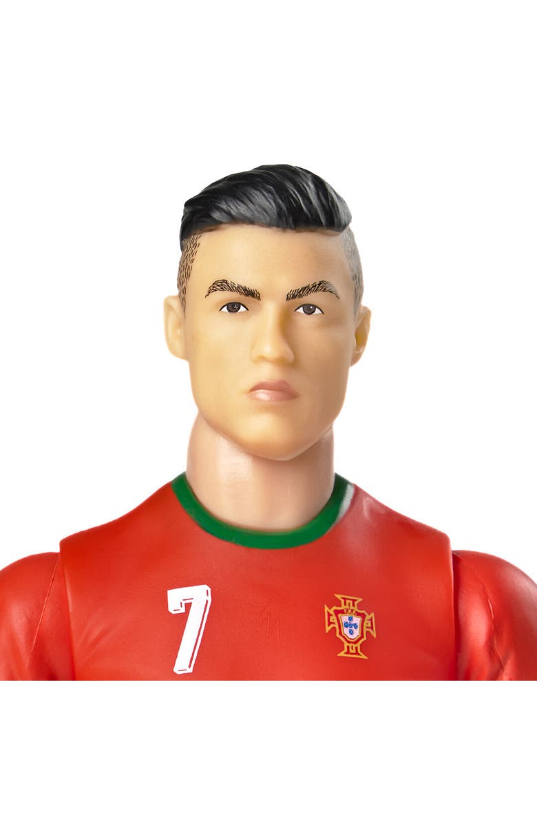 Banbo Toys SOCKERS Portugal Cristiano Ronaldo 8" Collectible Soccer Action Figure, Alternate, color, Red