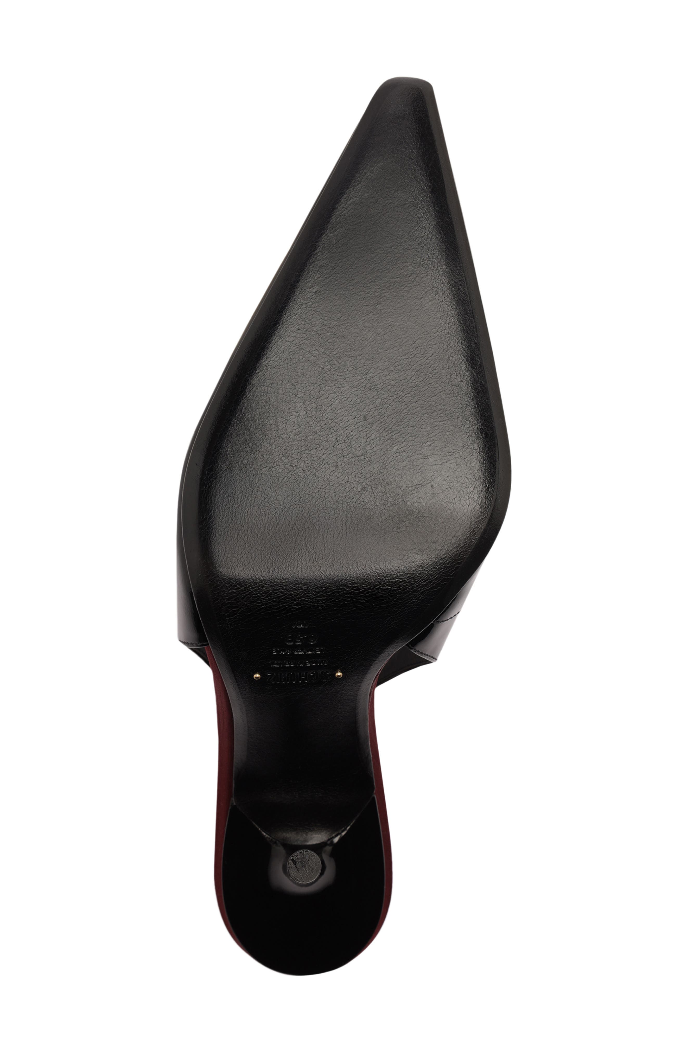 Schutz Leona Slingback Pump, Alternate, color, Black