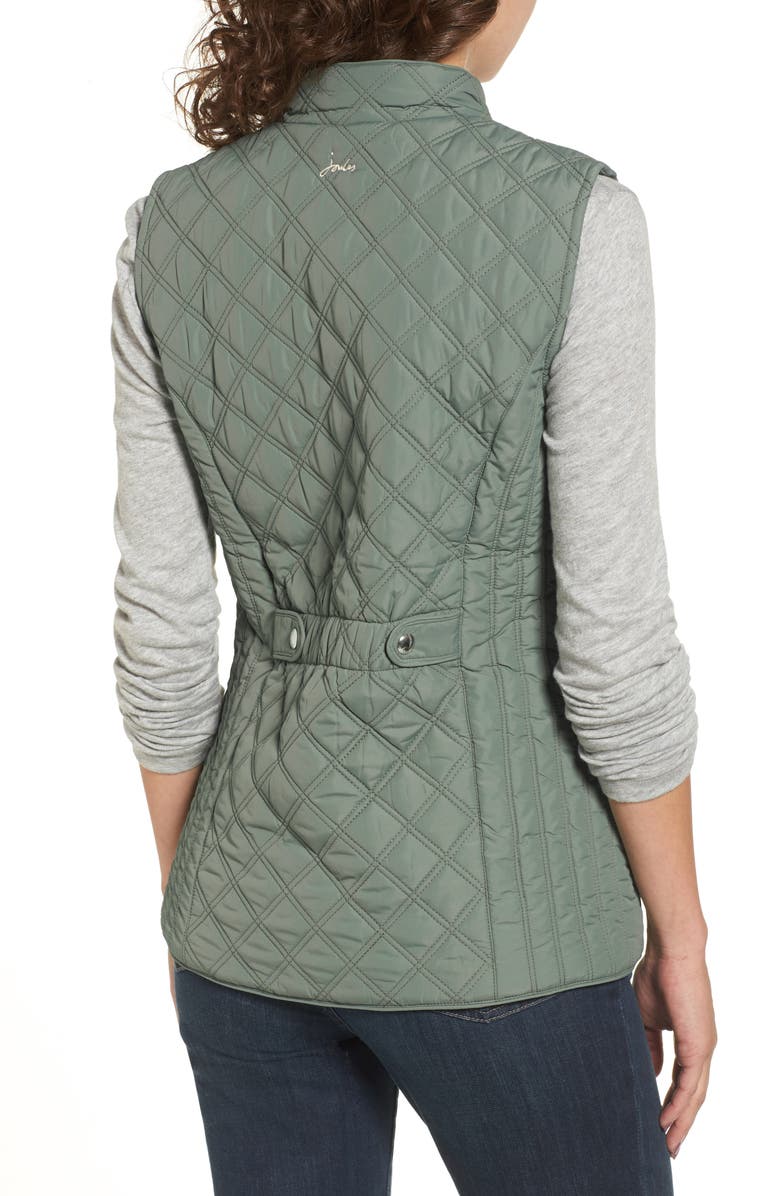 Joules Minx Quilted Vest, Alternate, color, 