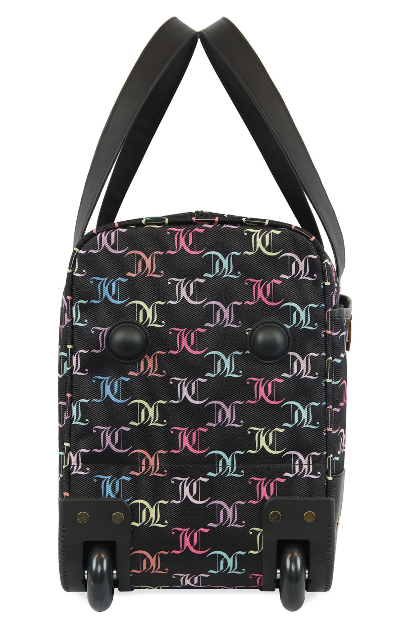 Sahara Rolling Duffle Bag, Alternate, color, BLACK MULTI JC TILE