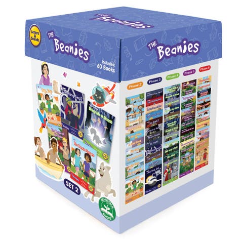 The Beanies Hilo Diversity Decodable Boxed Set 2 W/ 60 Books